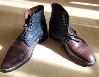 derby boots with shark shaft and norwegian welt for VA (2)